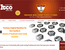 Tablet Screenshot of itcodrillmachines.com